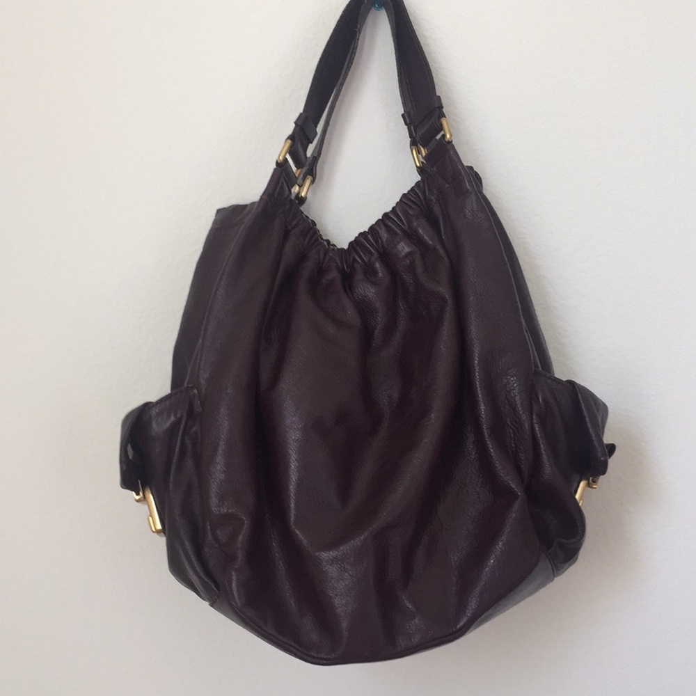 Marc by Marc Jacobs Large Leather Plum Purse